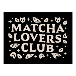 Pôster Cotas de amante Matcha