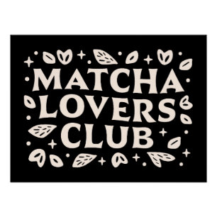 Pôster Cotas de amante Matcha