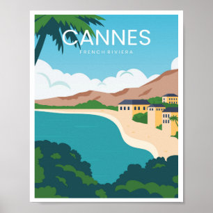 Poster Côte d'Azur de Cannes