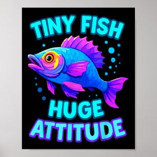 Poster Cotoon-cotovelo-cônico Peixes Kawaii Cartoon Ocean