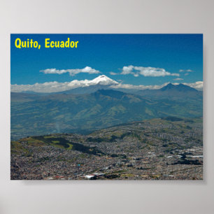 Poster Cotopaxi e Quito