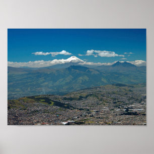 Poster Cotopaxi e Quito