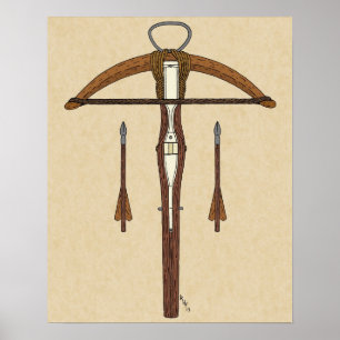 Pôster Cotovelo medieval com parafusos