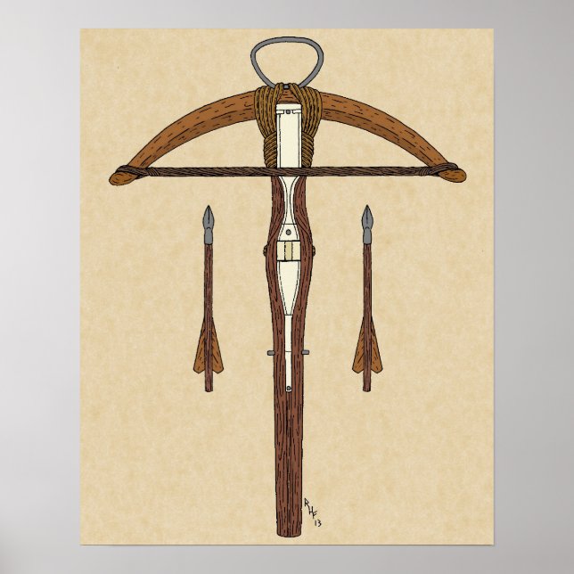 Pôster Cotovelo medieval com parafusos (Frente)