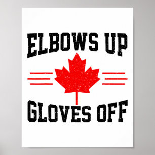 Poster Cotovelos Para Cima Luvas Para Baixo Bandeira do C