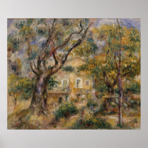 Poster Cottagecore Renoir Paisagem de Verão Dourado