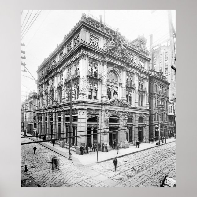 Pôster Cotton Exchange, Nova Orleans, 1890 (Frente)