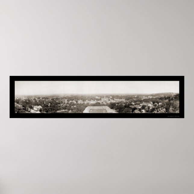 Poster Council Bluffs Iowa Foto 1908 (Frente)