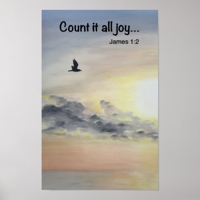 Poster Count it all joy (Frente)