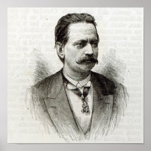 Poster Count Taafe, from 'Leisure Hour', 1891