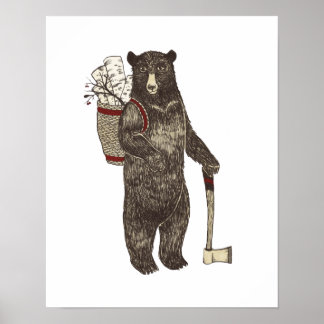Poster Country Bear Natal