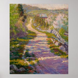 Poster Country Lane por Newell Convers Wyeth