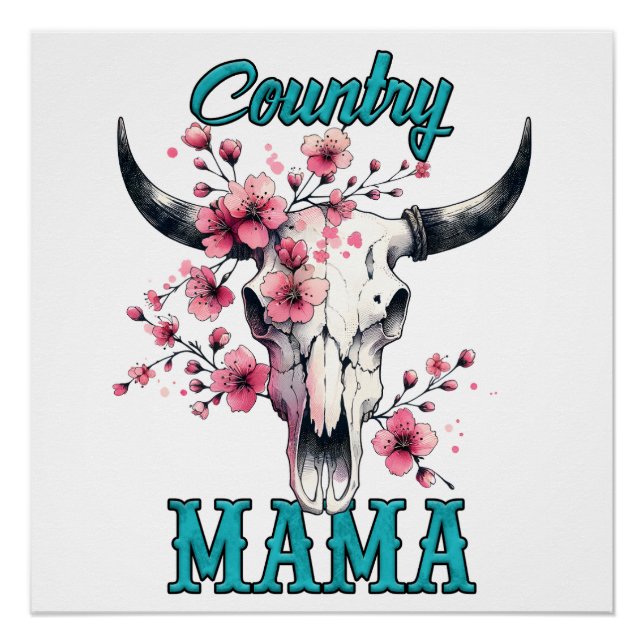 Pôster Country Mama (Frente)