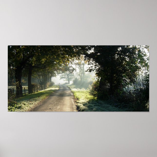 Pôster Country Road em Cheshire (Frente)