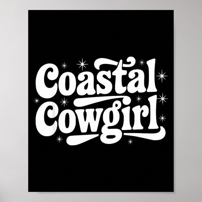 Poster Country Western Quote Saying Gift Summer Coastal C (Frente)