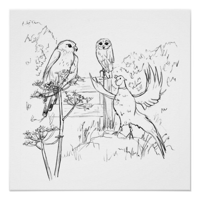 Pôster Countryside Chatter (part 4 of a set) (Frente)