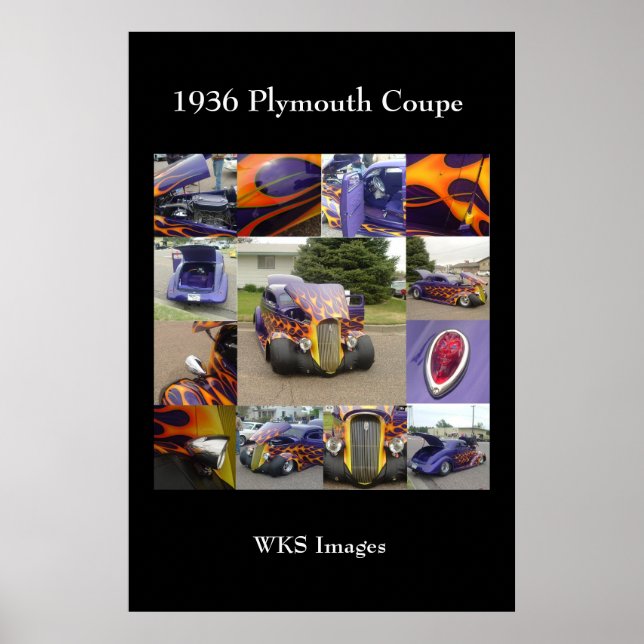 Poster Coupe de Plymouth 1936 (Frente)