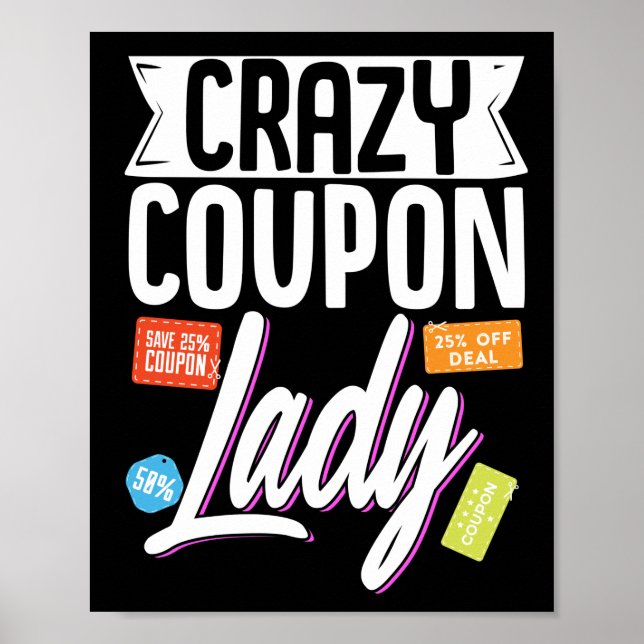 Poster Couponer Crazy Coupon Lady (Frente)