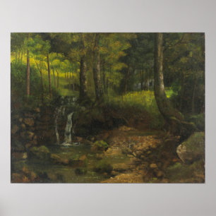 Poster Courbet - Forest