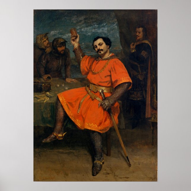 Poster Courbet - Louis Gueymard As Robert Le Diable (Frente)