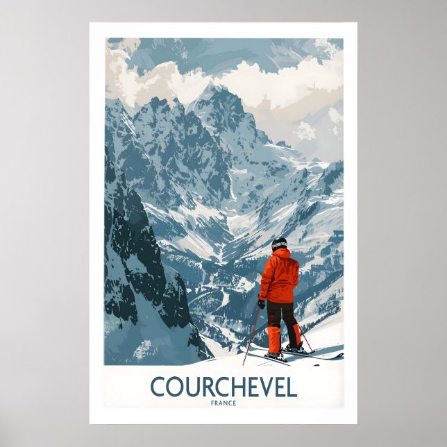 Poster Courchevel Wall Art 1 (Frente)