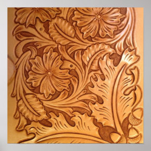 Poster couro cabeludo do país rustico ocidental