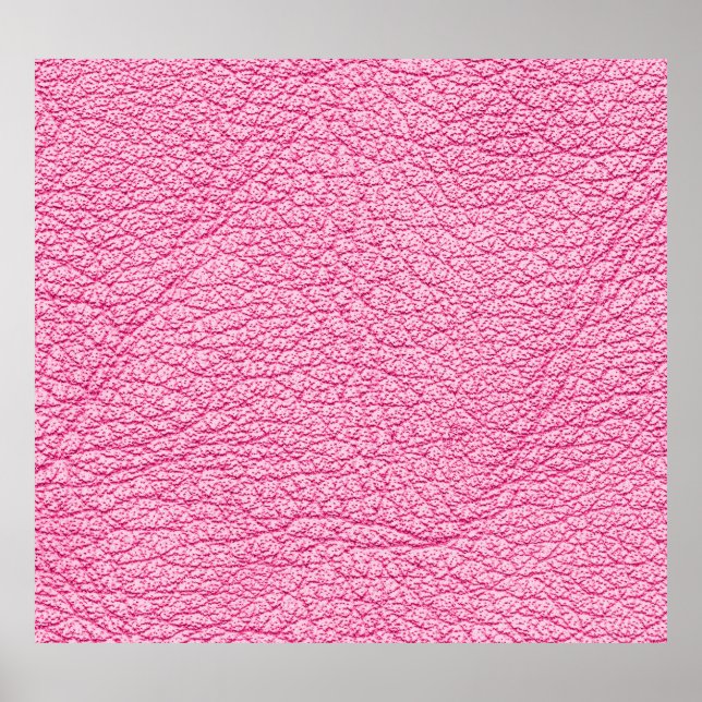 Poster Couro cor-de-rosa, fundo texturizado. (Frente)