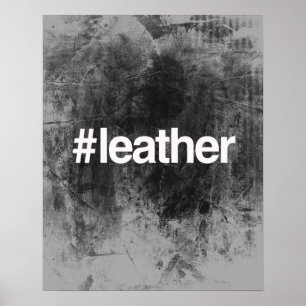 PÔSTER COURO DE HASHTAG
