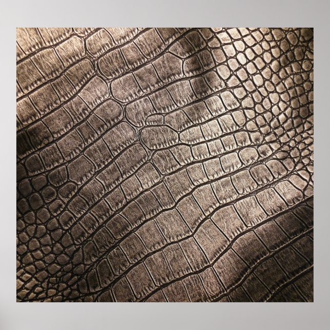 Poster Couro Elegante Fechado: Padrão Texturizado (Frente)