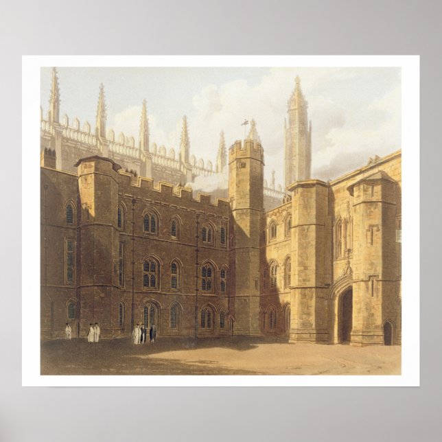 Pôster Court of King's College, Cambridge, de 'The Hist (Frente)