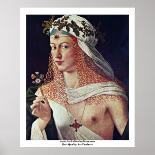 Pôster Courtesan (retrato de Lucrezia Borgia?)