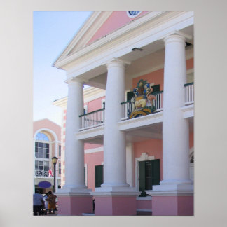 Poster Courthouse in Nassau, Bahamas