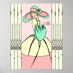 Pôster COURTNEY, ART DECO: Manhã da páscoa