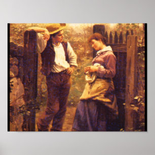 Poster Courtship', rural Daniel_Art de América