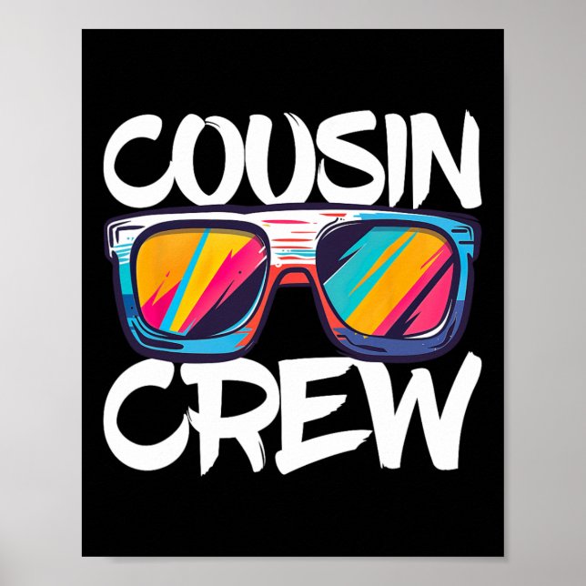 Poster Cousin Crew Adultos Crianças Correspondentes à Tri (Frente)