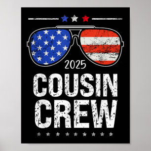 Poster Cousin Crew Trip 2025 Summer Family Reunion Weeken