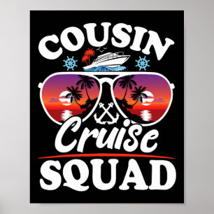 Poster Cousin Cruise Squad 2025 Cruise Ship Party Group V