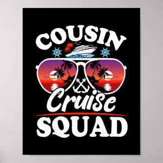 Poster Cousin Cruise Squad 2025 Cruise Ship Party Group V