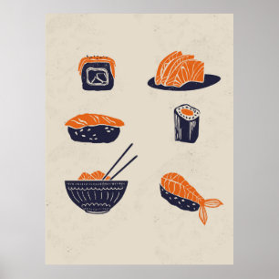 Poster Cousine Japonês