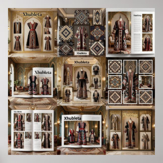 Poster Couture Albanesa Protegida pela UNESCO
