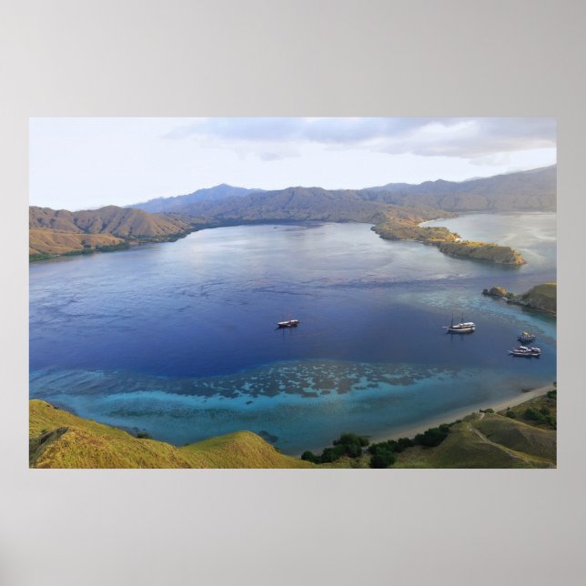 Poster Cove em Komodo (Frente)