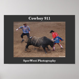 Poster Cowboy 911