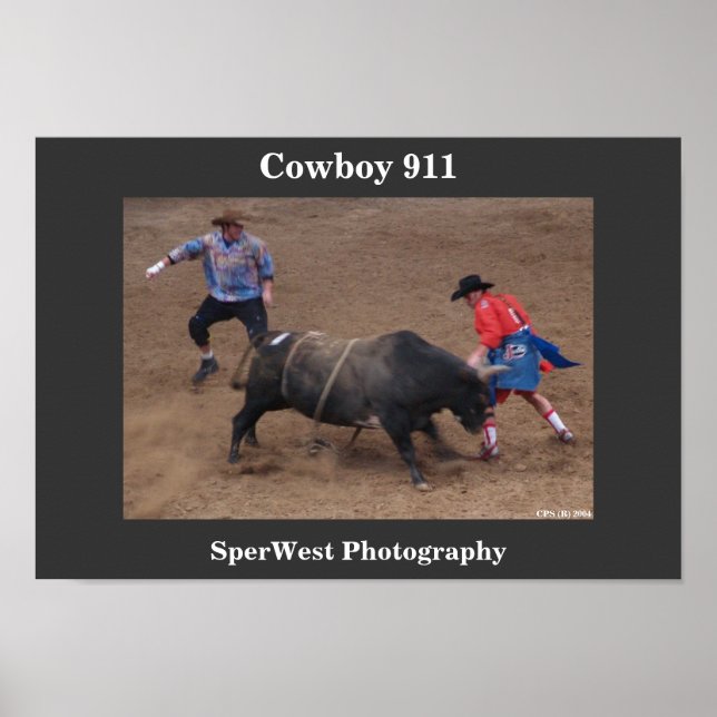 Poster Cowboy 911 (Frente)