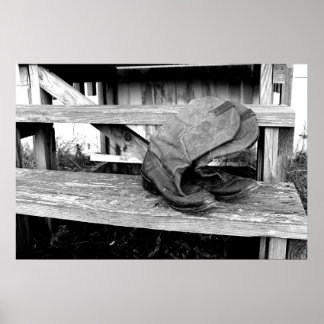 Poster Cowboy Boots
