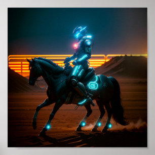 Poster Cowboy cibernético