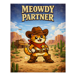 Pôster Cowboy Cliff - Bigodes Através do Tempo