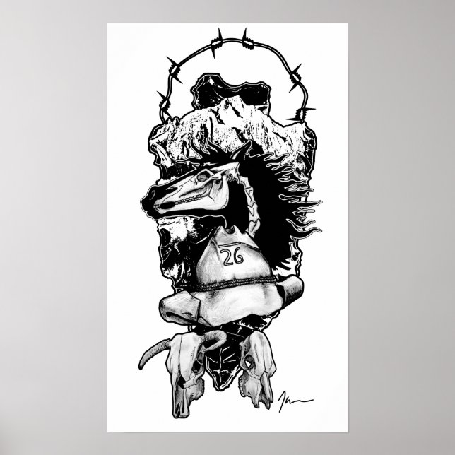 Poster Cowboy Hunter (Frente)