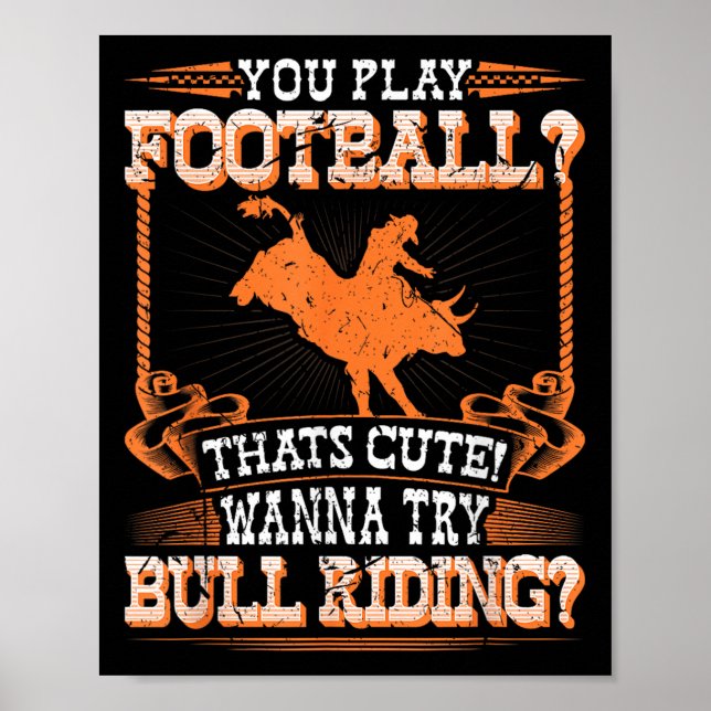 Poster Cowboy Jaripeo Bu (Frente)