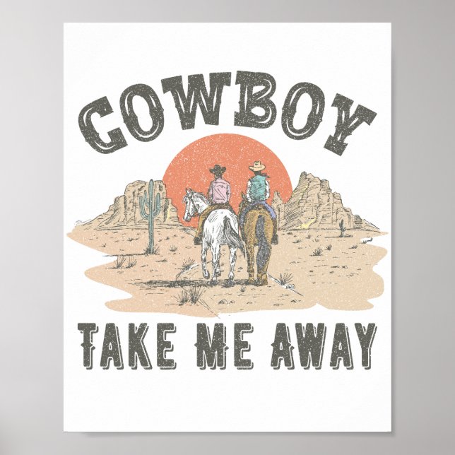 Poster Cowboy me leva embora (Frente)