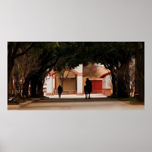 Pôster Cowboy Silohuette